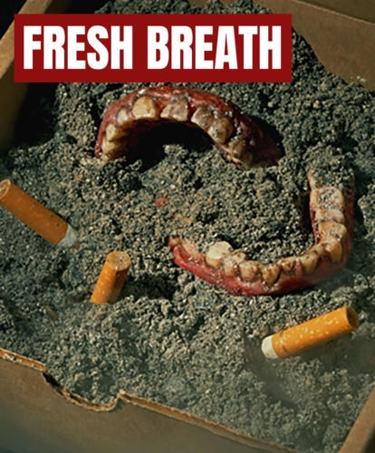 Smoking can cost you fresh breath